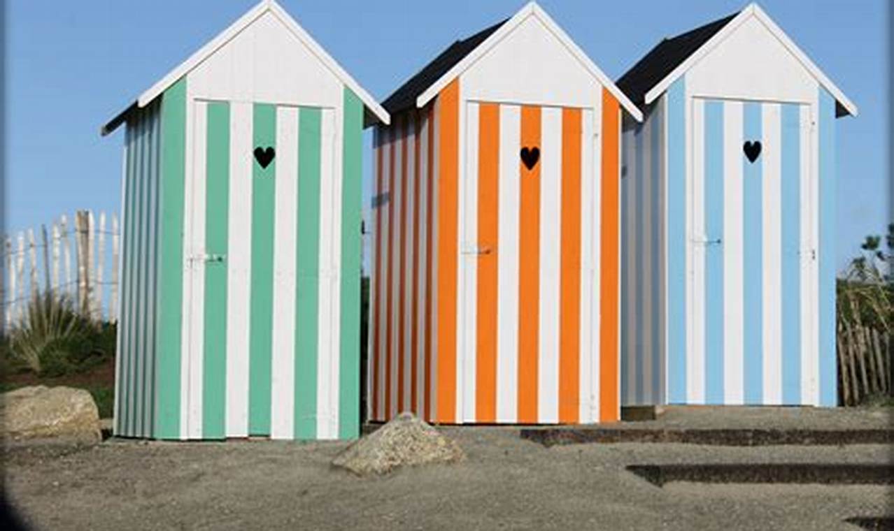 Découvrez l'univers fascinant des cabines de plage anglaises