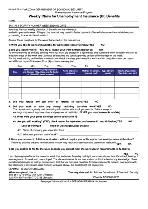Unemployment Weekly Claim Form 1 Precautions You Must Take