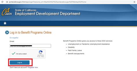 unemployment benefits login ca