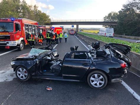 unfall a61 heute schwerer unfall