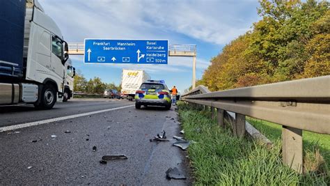 unfall auf a6 heute morgen