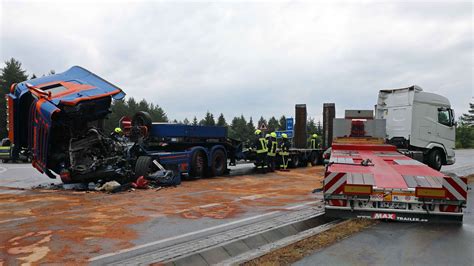 unfall mit lkw autobahn heute