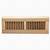 unfinished wood baseboard registers