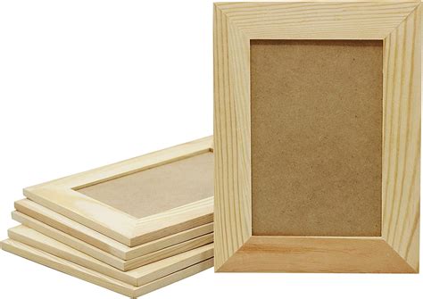 Unfinished Pine Wood Picture Frames