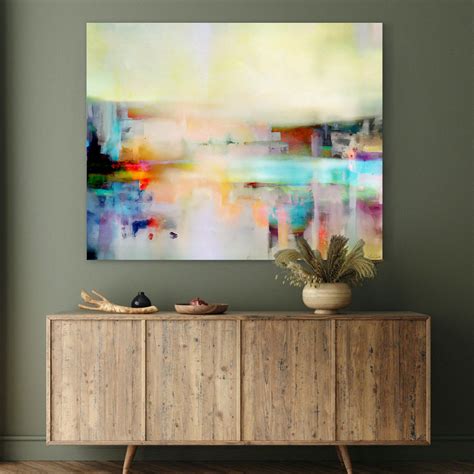 Unframed Abstract Canvas Art