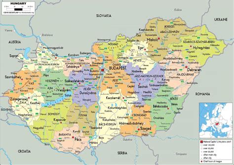 Hungary Map / Hungary Culture, History, & People Britannica
