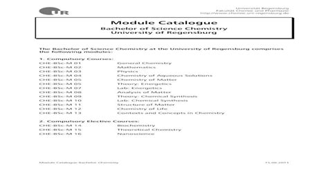 Uni Of Bath Module Catalogue
