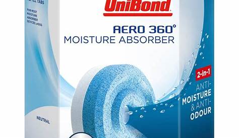 Unibond Aero 360 Moisture Absorber Neutral Refill Tabs Pack Of 2 UniBond PURE System