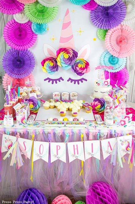 Unicorn Decoration Ideas For Birthday Party