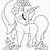 unicorn number coloring pages