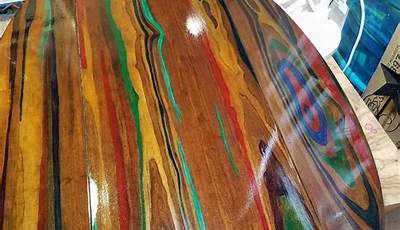 Unicorn Spit Techniques On Wood Coffee Tables