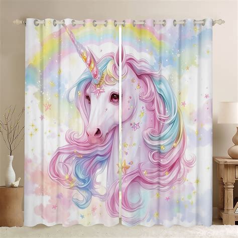 Unicorn Bedroom Set With Curtains