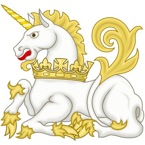 unicorn coat of arms png