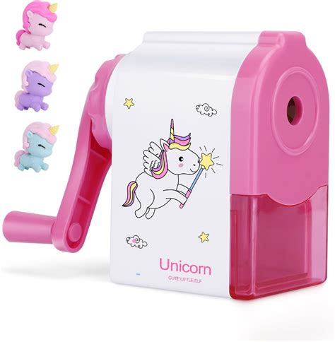 Unicorn Pencil Eraser Sharpener