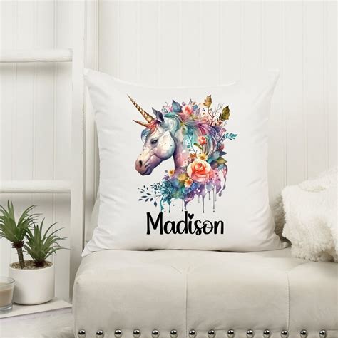 Unicorn Pillow Personalized