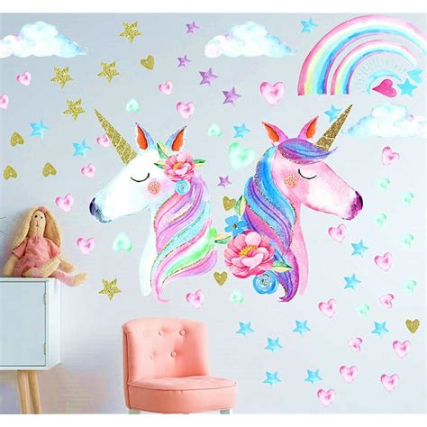 Unicorn Wall Decals For Bedroom