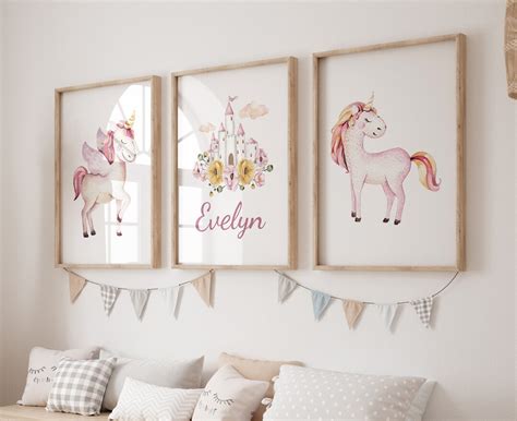 Unicorn Wall Decor Personalized