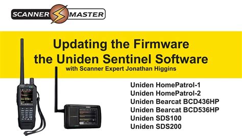 uniden scanner firmware update