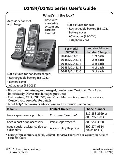 Uniden Direct 6.0 Owners Manual / Uniden Dect2188 2 User Manual Pdf