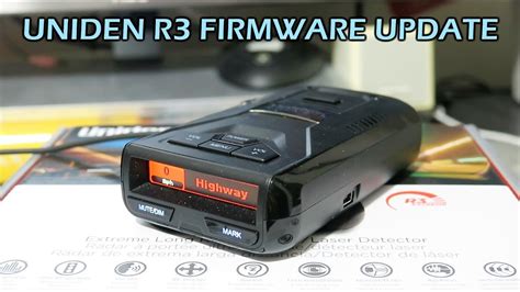 Howto Update Uniden Firmware & Database R7, R3, R1, & Others! YouTube