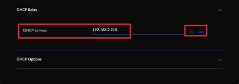 unifi dhcp relay windows server