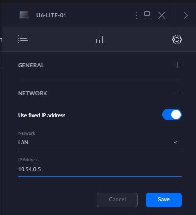 unifi dhcp reservation list