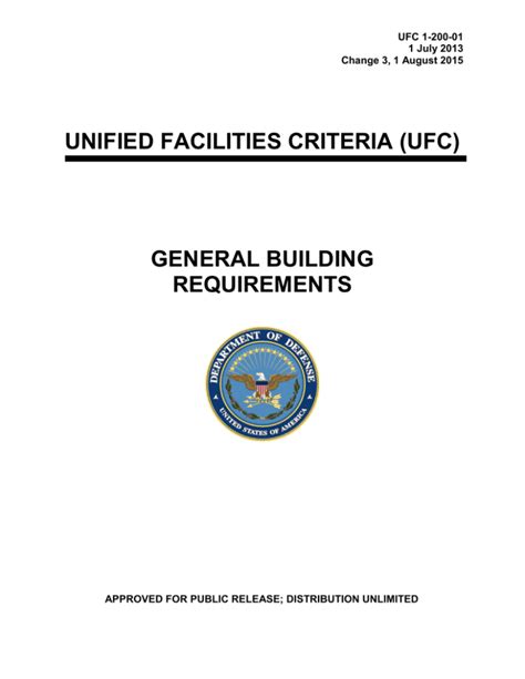unified facilities criteria ufc 1-200-01