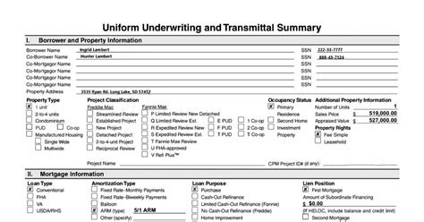Uniform Underwriting Guidelines