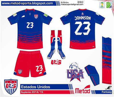 uniforme de futbol de estados unidos