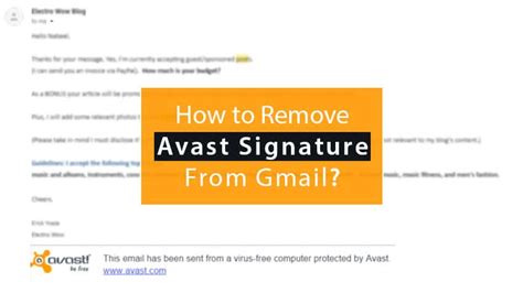 uninstall avast from gmail