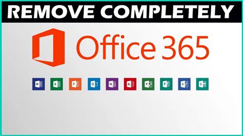 uninstall office 365