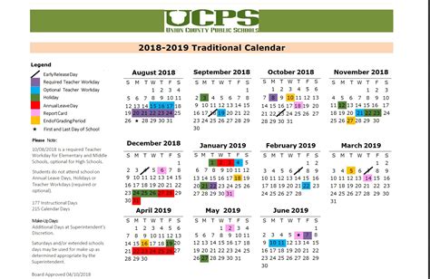Union County Schools Nc Calendar