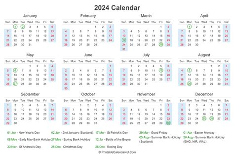union bank calendar 2024