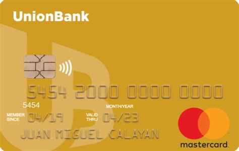 union bank credit card details