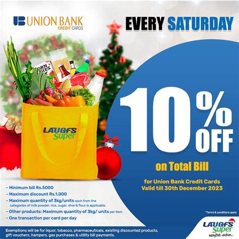 union bank credit card offers on groceries