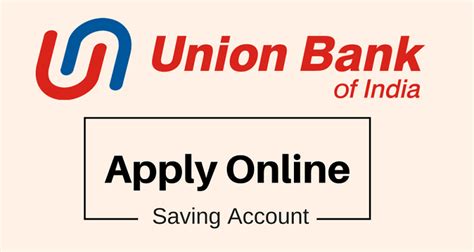 union bank of india apply online account