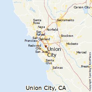 union city ca 94587 map