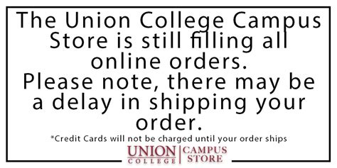 Union College Bookstore Coupon Code