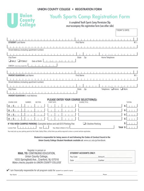 union county college registration