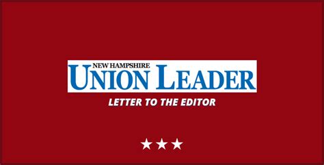 union leader letters to the editor