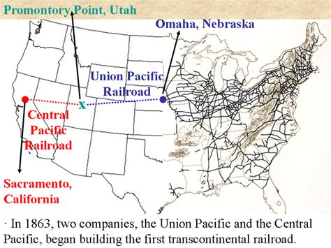 union pacific and central pacific railroad