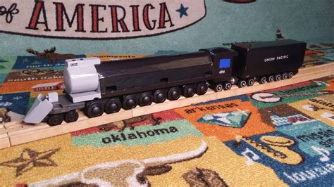 union pacific big boy wooden train