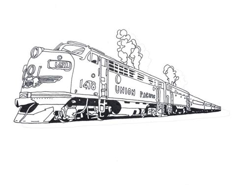 union pacific coloring pages
