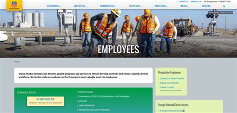 union pacific employee portal