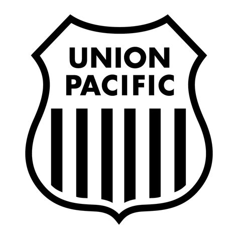 union pacific logo black and white