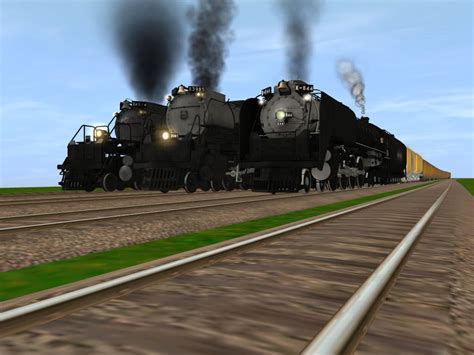 union pacific railroad 3985 and 4014