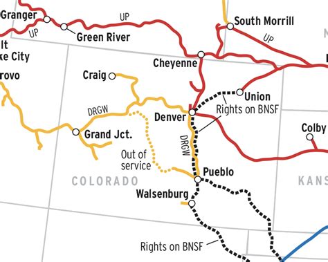 union pacific railroad map arizona