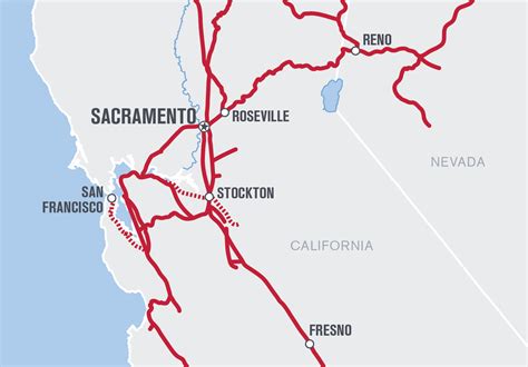 union pacific railroad map california