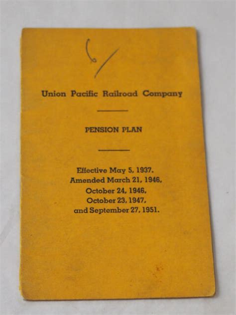 union pacific railroad pension benefits