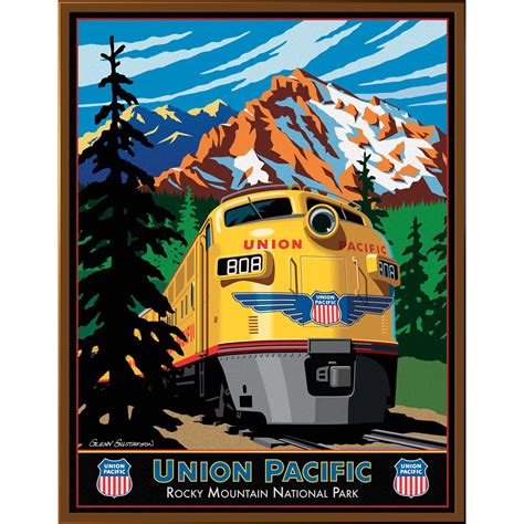 union pacific railroad poster